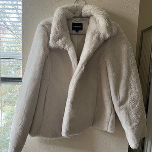 Express Fluffy White Coat M